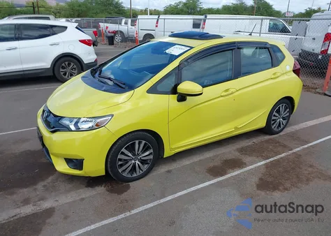 2015 Honda Fit Ex/Ex-L z USA, uszkodzony, nr VIN 3HGGK5H80FM749484